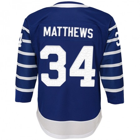 Toronto Maple Leafs Toronto Arenas Dresy Auston Matthews 34 Modrý Vintage Authentic - Pánské Toronto Maple Leafs Toronto Arenas Dresy Auston Matthews 34 Modrý Vintage Authentic - Pánské